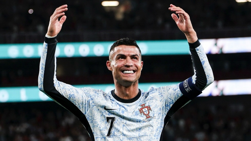 Cristiano Ronaldo xác lập thêm một dấu mốc mới